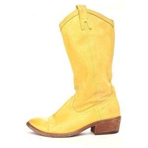 Frye Yellow Carson Pull on Boots